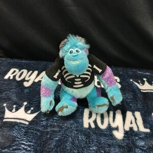 Disney Pixar Sully Monster Inc. Halloween Skeleton Shirt 5 Inch Plush Toy
